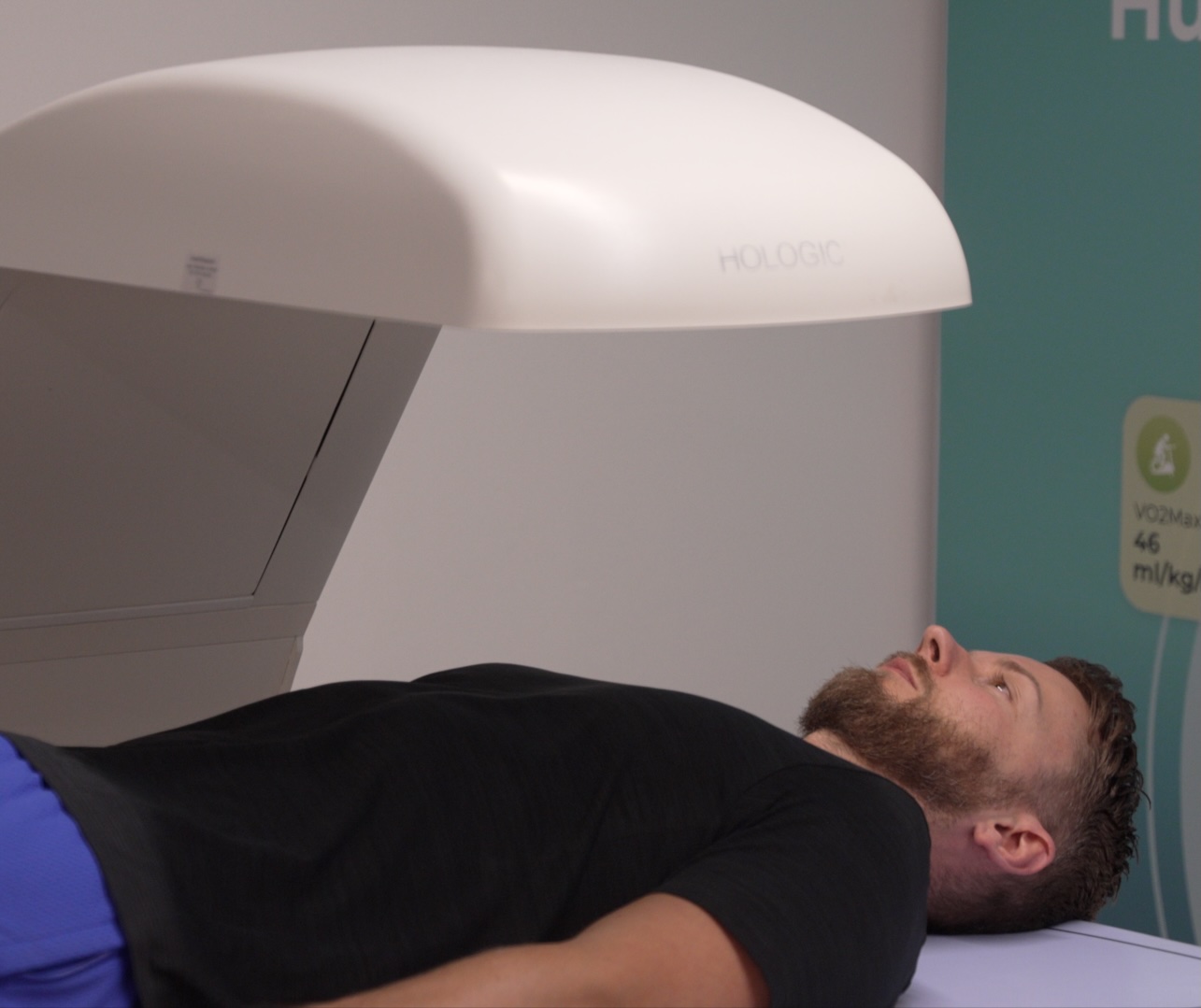 A full-length DEXA body composition scan